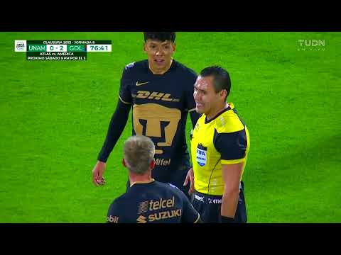 Gol de Juan Dinenno | Pumas 1-2 Chivas | Liga BBVA MX - Clausura 2023 - Jornada 8