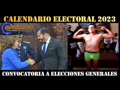 URGENTE ESTE ES EL CALENDARIO ELECTORAL 2023 PARA LA CONVOCATORIA A ELECCIONES GENERALES