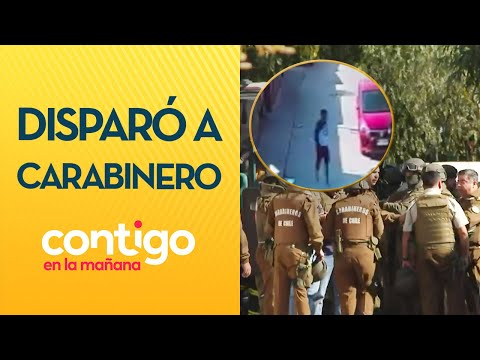 SALIÓ HACE 2 DÍAS DE LA CÁRCEL: Delincuente disparó a carabinero tras control - Contigo en la Mañana