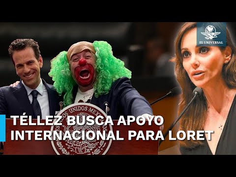 Lilly Téllez pide apoyo internacional por ataques de AMLO a Loret de Mola y Brozo