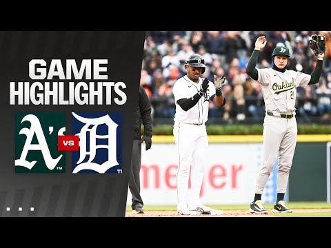 As vs. Tigers Game Highlights (4/5/24) | MLB Highlights