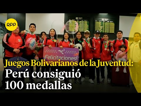Perú consiguió más de 100 medallas en los últimos Juegos Bolivarianos de la Juventud en Sucre 2024
