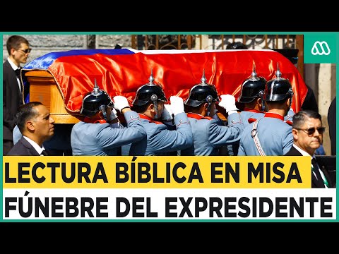 Lectura de la palabra en misa fúnebre del expresidente Sebastián Piñera
