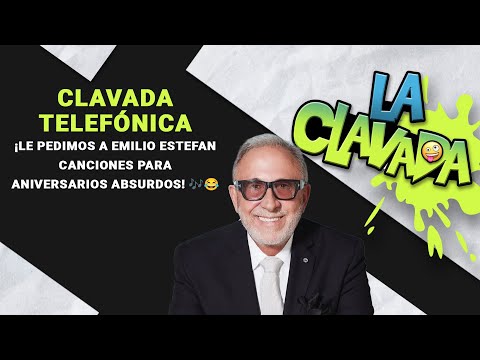 Clavada Telefónica: ¡Le Pedimos a Emilio Estefan Canciones para Aniversarios Absurdos!