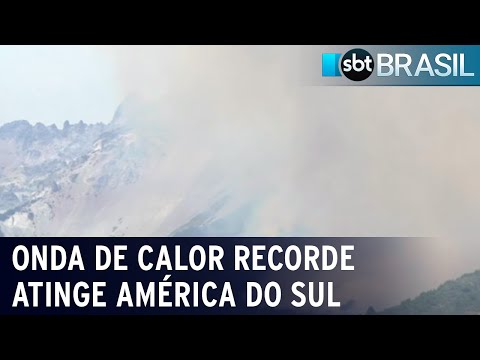 Onda de calor na região Sul do país gera focos de Incêndio | SBT Brasil (14/01/22)