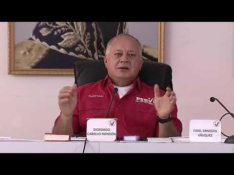 Rueda de prensa del PSUV con Diosdado Cabello, 22 de Abril 2024