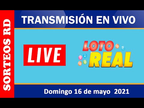 Loterías Real EN VIVO ? Domingo 16 de mayo 2021 – 1:00 P.M.