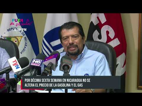 INE informa que el Gobierno de Nicaragua asume el alza en la gasolina