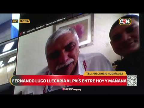 Fernando Lugo llegará al país luego de meses en Argentina