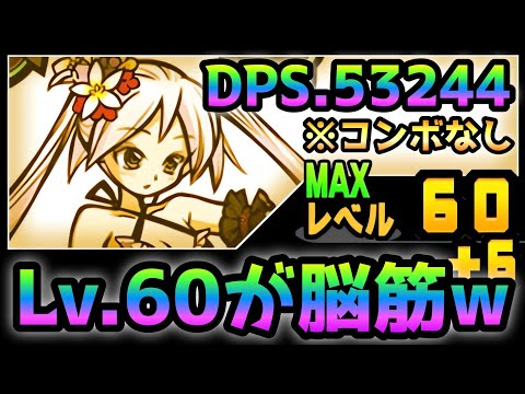 Lv.60超えのトロカリが脳筋過ぎて降臨ステージを２枠で速攻w   にゃんこ大戦争