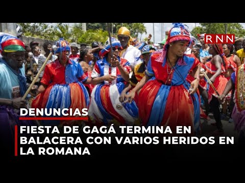 Fiesta de gagá termina en balacera con varios heridos en La Romana