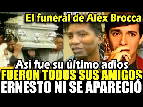 Así fue el funeral de Alex Brocca, todos sus amigos le dieron el último adios, y ernesto ni apareció