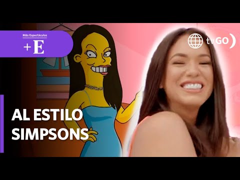 Jazmín Pinedo y Choca al estilo de Los Simpsons | Más Espectáculos (HOY)