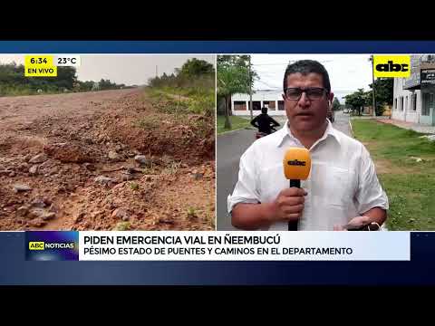 Piden declarar emergencia vial en Ñeembucú