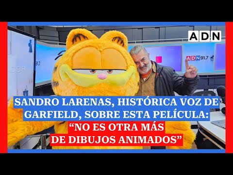 Sandro Larenas, histórica voz de Garfield, sobre esta película: “No es otra más de dibujos animados”