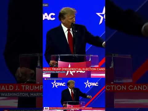 Donald Trump reconoce a Javier Milei, Santiago Abascal y Eduardo Bolsonaro en CPAC 2024