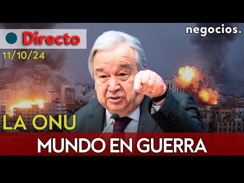 DIRECTO | LA ONU ANTE UN MUNDO EN GUERRA: Rueda de prensa de Guterres