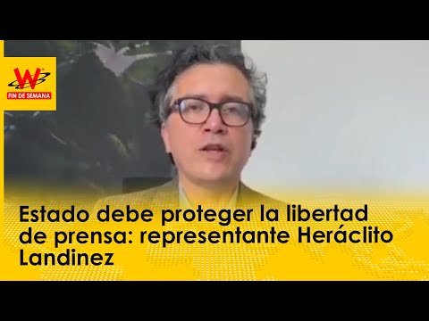 Estado debe proteger la libertad de prensa: representante Heráclito Landinez