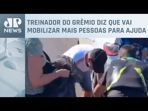 Renato Gaúcho é resgatado em Porto Alegre (RS) e viaja para o Rio de Janeiro