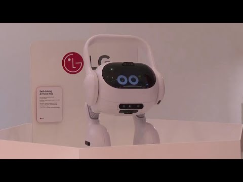 LG presents cute AI robot that creates stories from children's sketches