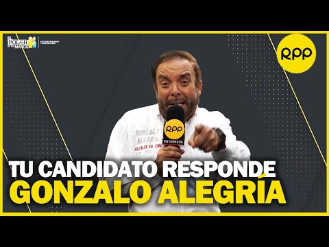 ELECCIONES LIMA 2022 | Tu candidato responde: Gonzalo Alegría #ElPoderEnTusManos