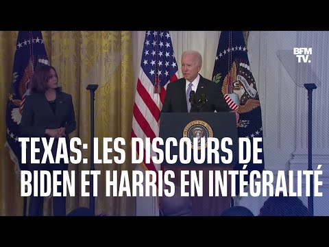 Les discours de Joe Biden et Kamala Harris en intégralité après la fusillade au Texas