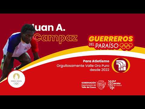 Juan Alejandro Campaz, es un Guerrero del Paraíso de los Juegos Paralímpicos París 2024