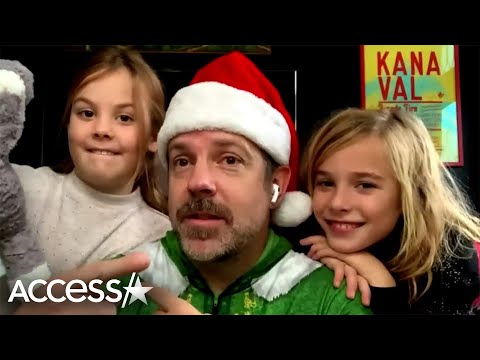 Jason Sudekis & Olivia Wilde's Kids CRASH ESPN Christmas Intv