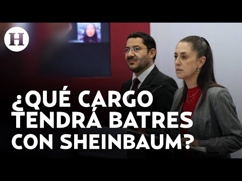 Claudia Sheinbaum presenta a Martí Batres como director del ISSSTE para su gobierno