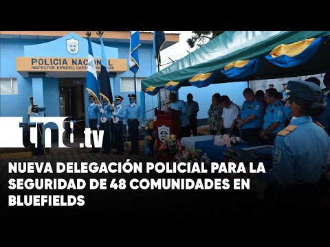 Nueva delegación policial reforzará la seguridad de 48 comunidades en Bluefields - Nicaragua