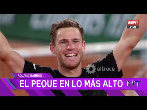 El tenista argentino Diego Schwartzman está en semifinales en Roland Garros y el mundo lo felicita