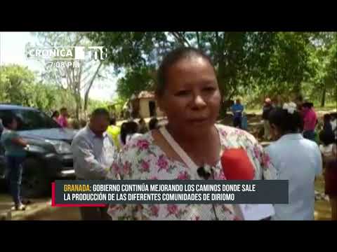 Alcaldía de Diriomo inaugura 12 kms de caminos rehabilitados - Nicaragua