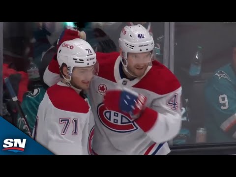 Canadiens Joel Armia and Jake Evans Team Up For Shorthanded Goal vs. Sharks