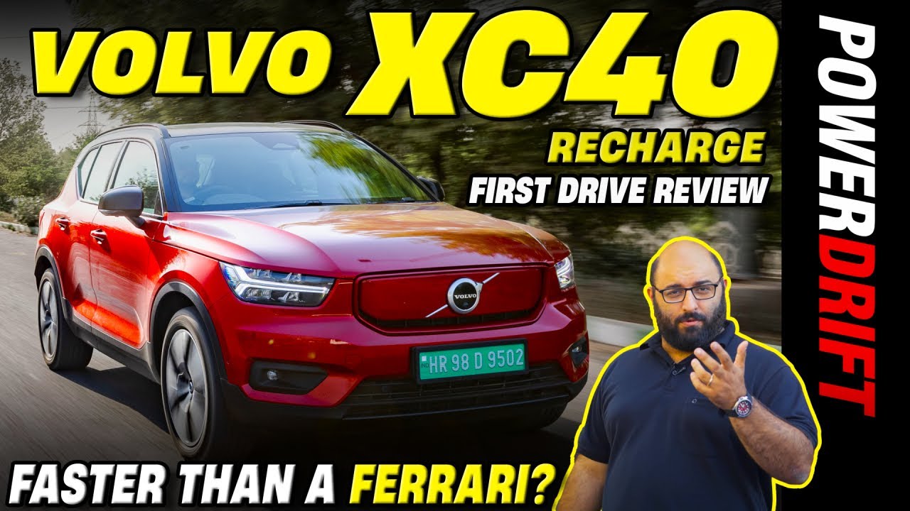 ವೋಲ್ವೋ xc40 recharge | faster than ಎ ferrari? | ಪ್ರಥಮ drive | powerdrift