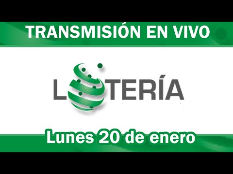 Lotería Nacional en VIVO / lunes 20 de enero 2020