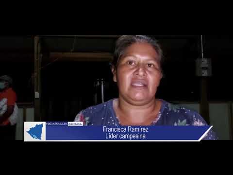 Película “Nicaragua Patria Libre Para Vivir” es presentada en el campamento de Doña Chica
