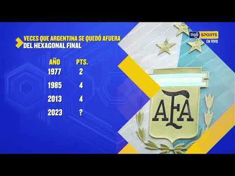 Estas son las estadísticas de la selección Argentina sub 20 en primera en Sudamericanos.