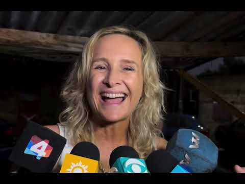 Laura Raffo, precandidata a presidente, Partido Nacional en el Carnaval de Melo (18/02/2024)