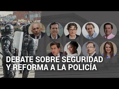 Debate presidencial sobre seguridad y reforma a la policía