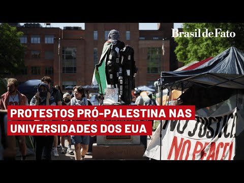 Os protestos pró-Palestina nas universidades dos EUA