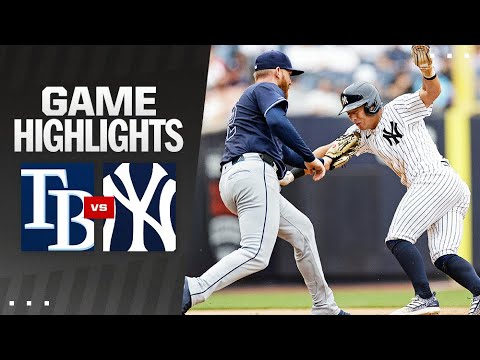 Rays vs. Yankees Game Highlights (7/22/24) | MLB Highlights