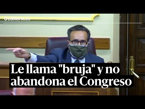 Un diputado de Vox llama bruja a una diputada del PSOE y se niega a abandonar el Congreso