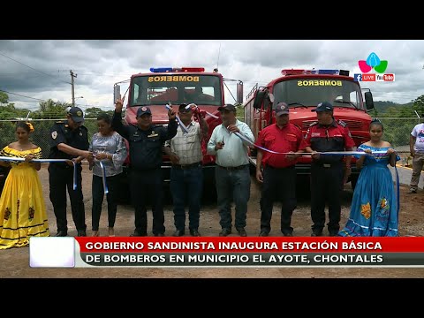 Gobierno Sandinista inaugura estación de bomberos en el municipio de El Ayote, Chontales