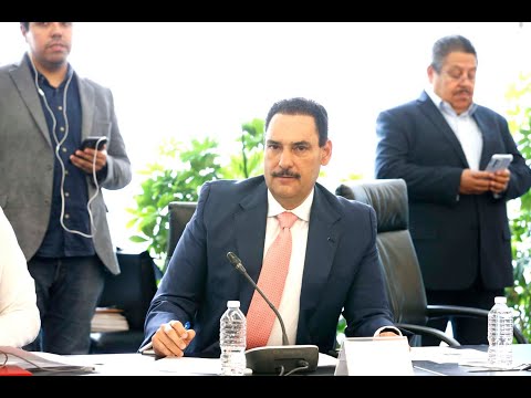 Senador Antonio Martín del Campo en reunión con vicepresidente del Estado Plurinacional de Bolivia