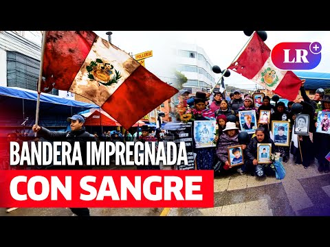 La Candelaria: ONDEAN BANDERA en la que CARGABAN a CAÍDOS en PROTESTAS contra DINA BOLUARTE | #LR