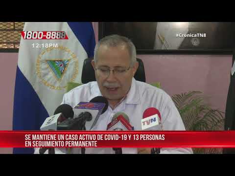 Coronavirus en Nicaragua: 1 caso activo, 13 en monitoreo responsable
