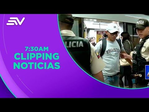 12 personas han sido detenidas en el metro de Quito | Televistazo | Ecuavisa