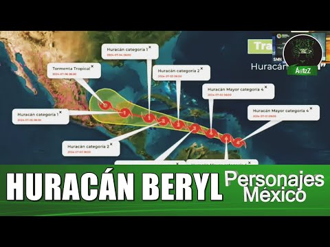 Beryl es ya huracán categoría 5. A cuidarse mucho, gente de Quintana Roo y Yucatán