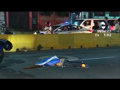 Hombre fallece tras ser atropellado por 2 vehículos