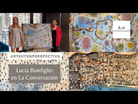ArteUyEnPerspectiva: Lucía Bonfiglio y sus obras con estética personal y lenguaje propio